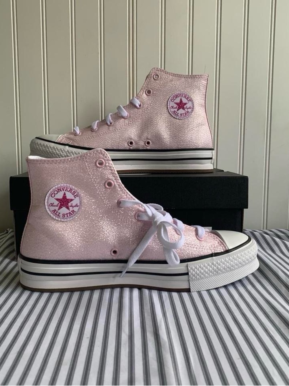Converse Chuck Taylor All Star Lift Platform Shine high tops new found bloom